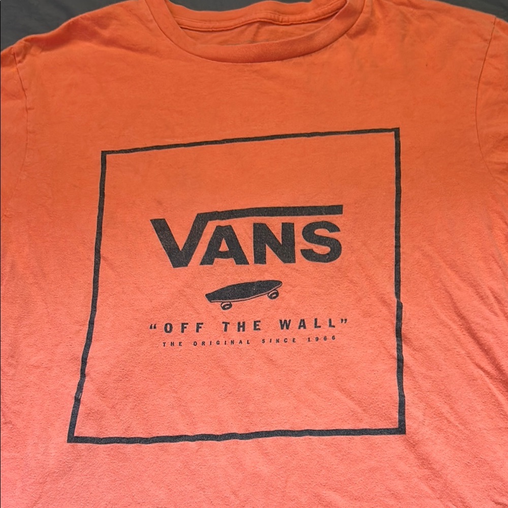 Vans Orange kids Graphic T-Shirt
